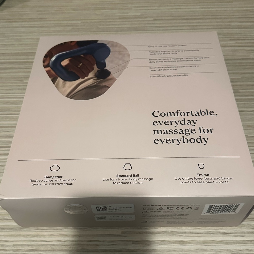 New in box Theragun Relief Massage gun.
